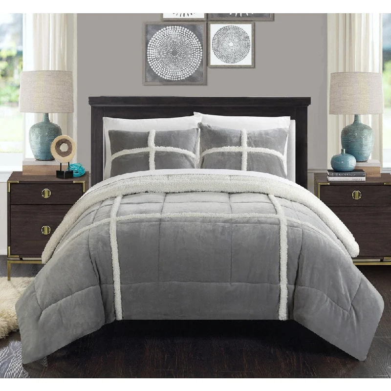 Cotton - filled comforters for a breathable and natural sleep experienceChic Home 2-Piece Chiron Comforter Set Cotton - filled comforters for a breathable and natural sleep experienceChic Home 2-Piece Chiron Comforter Set