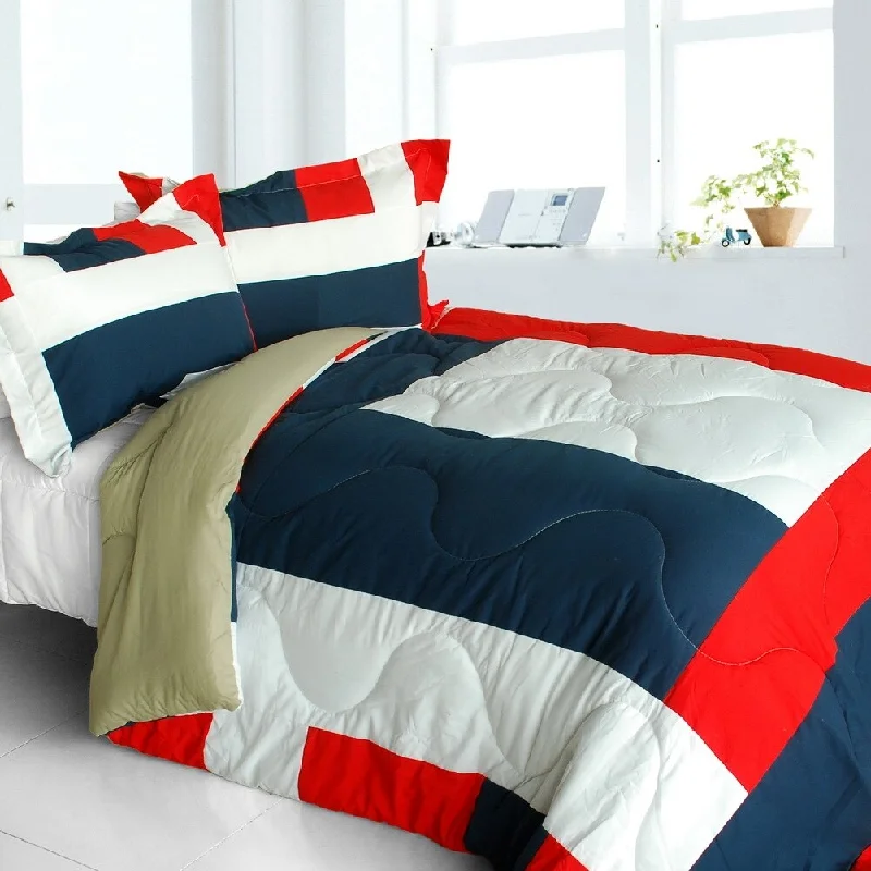 Latex - filled comforters with a bouncy texture and good supportLoving Lorraine Quilted Patchwork Down Alternative Comforter Set Latex - filled comforters with a bouncy texture and good supportLoving Lorraine Quilted Patchwork Down Alternative Comforter Set