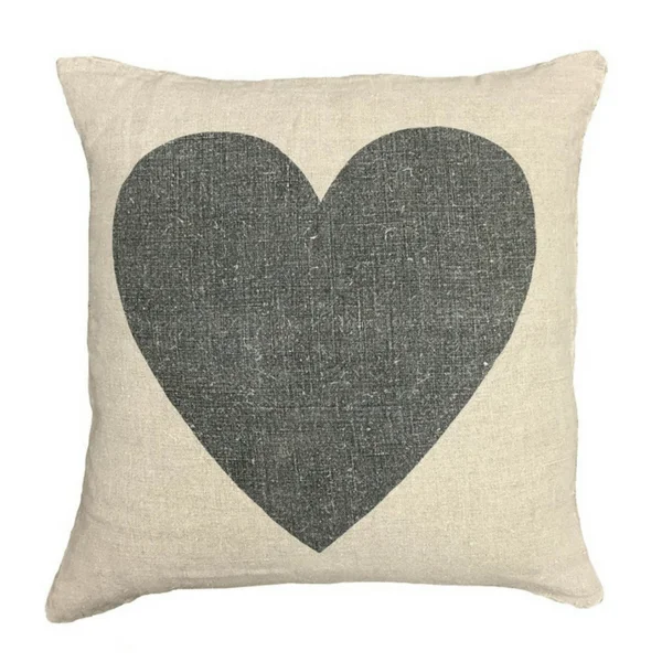 Orthopedic Pillows for Back Pain ReliefDown Alternative Pillows for Ethical ChoicesPillow Collection - Black Heart on Linen Orthopedic Pillows for Back Pain ReliefDown Alternative Pillows for Ethical ChoicesPillow Collection - Black Heart on Linen