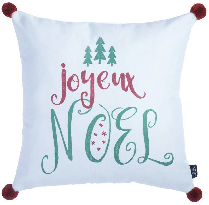 Firm Pillows for Side SleepersRound Pillows for Boho-Style InteriorsJoyeux Noel Square Printed Decorative Throw Pillow Cover Firm Pillows for Side SleepersRound Pillows for Boho-Style InteriorsJoyeux Noel Square Printed Decorative Throw Pillow Cover