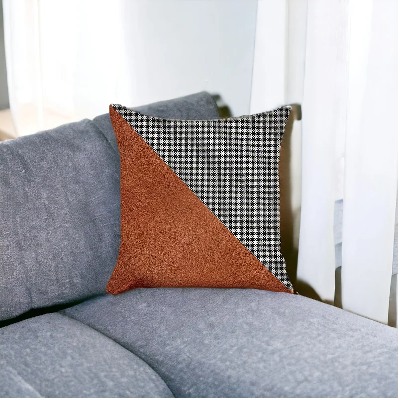 Orthopedic Pillows for Back Pain ReliefSoft and Fluffy Pillows for Bedroom Comfort18" Brown and Black Throw Pillow Cover Orthopedic Pillows for Back Pain ReliefSoft and Fluffy Pillows for Bedroom Comfort18" Brown and Black Throw Pillow Cover