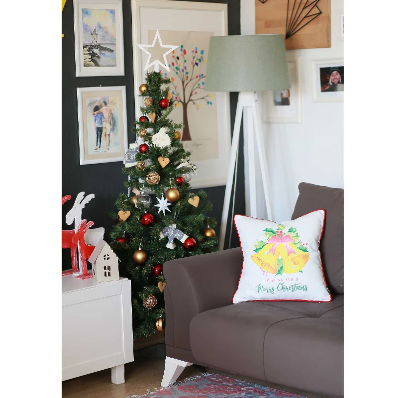 Adjustable Pillows for Customized ComfortMemory Foam Pillows for Neck Support18"X18" Christmas Bells Printed Decorative Throw Pillow Cover Adjustable Pillows for Customized ComfortMemory Foam Pillows for Neck Support18"X18" Christmas Bells Printed Decorative Throw Pillow Cover