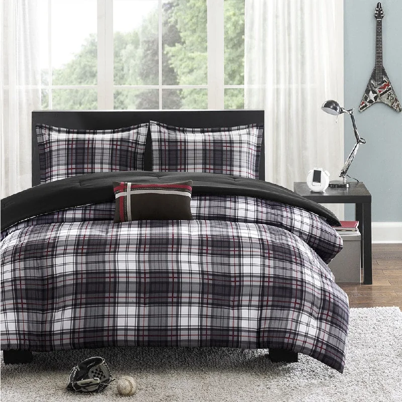 Synthetic - filled comforters like polyester for affordability and hypoallergenic propertiesMi Zone David 4-piece Comforter Set Synthetic - filled comforters like polyester for affordability and hypoallergenic propertiesMi Zone David 4-piece Comforter Set