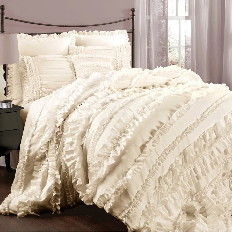 Duck down comforters with a softer feel and good warmth retentionGracewood Hollow Quist Ruffle Comforter Set Duck down comforters with a softer feel and good warmth retentionGracewood Hollow Quist Ruffle Comforter Set