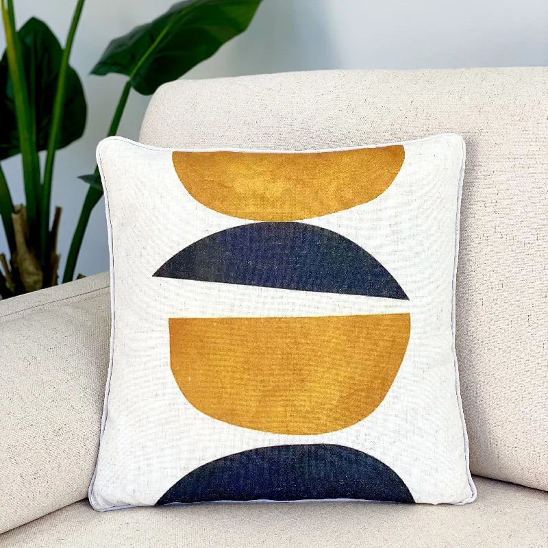 Travel Pillows for Long JourneysCooling Pillows for Hot SleepersSlice Black and Yellow Abstract Printed Pillow Travel Pillows for Long JourneysCooling Pillows for Hot SleepersSlice Black and Yellow Abstract Printed Pillow