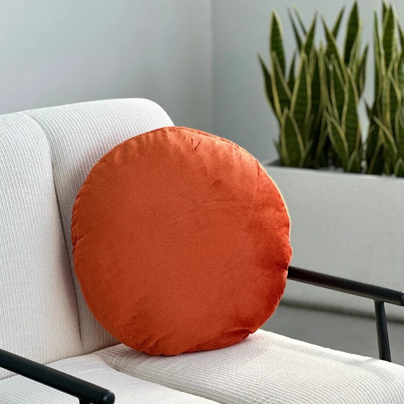 Velvet Pillows for a Touch of EleganceAdjustable Pillows for Customized ComfortBonbon Round Velvet Orange Pillow Velvet Pillows for a Touch of EleganceAdjustable Pillows for Customized ComfortBonbon Round Velvet Orange Pillow