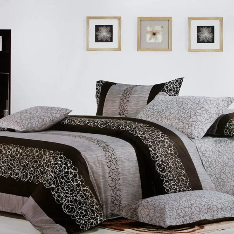 Goose down comforters known for their superior quality and insulationCharming Garret Luxury 4PC Comforter Set Combo 300GSM (Twin Size) Goose down comforters known for their superior quality and insulationCharming Garret Luxury 4PC Comforter Set Combo 300GSM (Twin Size)