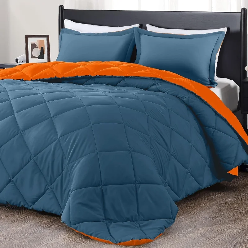 Bamboo - fiber - filled comforters with antibacterial and breathable qualitiesQueen Comforter Set for All Seasons -3 Pieces Soft Bedding Sets - 1 Comforter (88"x92") and 2 Pillow Shams(20"x26") , AB Design Bamboo - fiber - filled comforters with antibacterial and breathable qualitiesQueen Comforter Set for All Seasons -3 Pieces Soft Bedding Sets - 1 Comforter (88"x92") and 2 Pillow Shams(20"x26") , AB Design