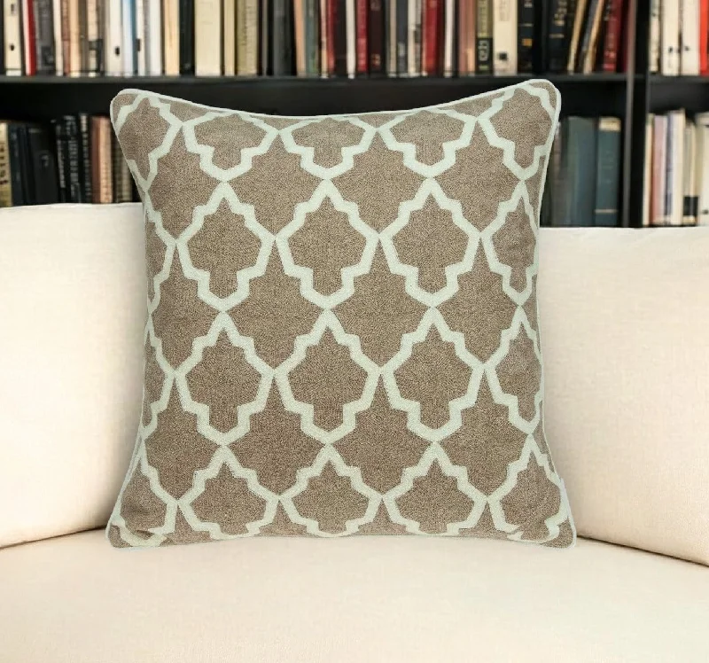 Round Pillows for Boho-Style InteriorsKids Pillows with Fun Designs20" X 7" X 20" Transitional Beige And White Pillow Cover With Poly Insert Round Pillows for Boho-Style InteriorsKids Pillows with Fun Designs20" X 7" X 20" Transitional Beige And White Pillow Cover With Poly Insert