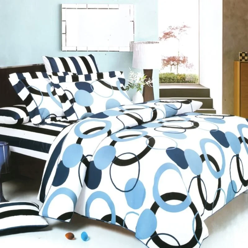 Wool - filled comforters with natural moisture - wicking and temperature - regulating featuresArtistic Blue Luxury 6PC /8PC MEGA Comforter Set Combo 300GSM Wool - filled comforters with natural moisture - wicking and temperature - regulating featuresArtistic Blue Luxury 6PC /8PC MEGA Comforter Set Combo 300GSM