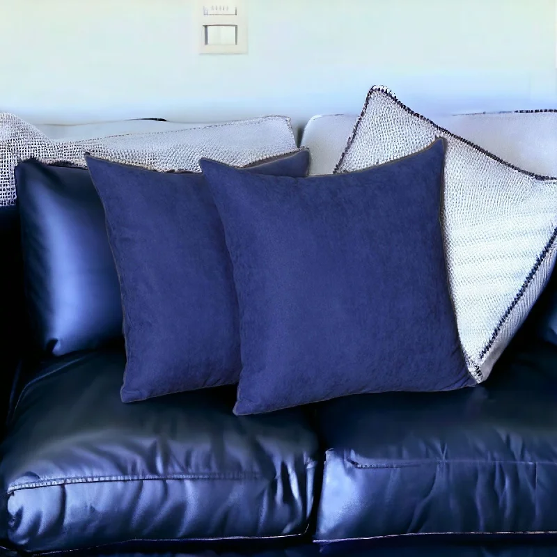 Cooling Pillows for Hot SleepersAdjustable Pillows for Customized ComfortSet Of Two 16" X 16" Navy Blue Polyester Zippered Pillow Cover Cooling Pillows for Hot SleepersAdjustable Pillows for Customized ComfortSet Of Two 16" X 16" Navy Blue Polyester Zippered Pillow Cover