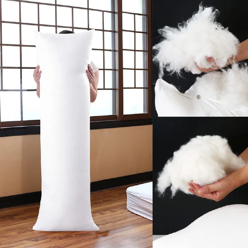 Down Alternative Pillows for Ethical ChoicesSquare Pillows for Modern Home DecorSleeping Body Pillow 50x150 cm-13248White Down Alternative Pillows for Ethical ChoicesSquare Pillows for Modern Home DecorSleeping Body Pillow 50x150 cm-13248White