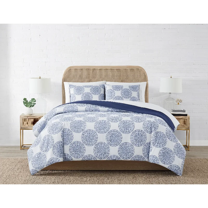 Synthetic - filled comforters like polyester for affordability and hypoallergenic propertiesCoastal Living Seaside Medallion Comforter Set Synthetic - filled comforters like polyester for affordability and hypoallergenic propertiesCoastal Living Seaside Medallion Comforter Set