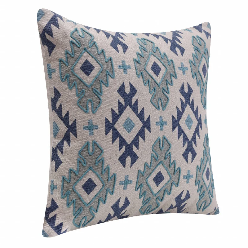 Back Support Pillows for Office ChairsOrthopedic Pillows for Back Pain Relief20" X 20" Navy And Light Gray 100% Cotton Geometric Zippered Pillow Back Support Pillows for Office ChairsOrthopedic Pillows for Back Pain Relief20" X 20" Navy And Light Gray 100% Cotton Geometric Zippered Pillow