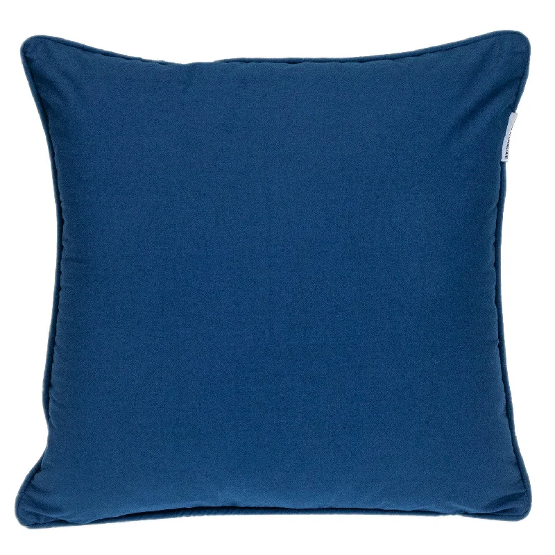 Round Pillows for Boho-Style InteriorsPregnancy Pillows for Expectant Mothers18" X 18" Blue 100% Cotton Geometric Zippered Pillow Round Pillows for Boho-Style InteriorsPregnancy Pillows for Expectant Mothers18" X 18" Blue 100% Cotton Geometric Zippered Pillow