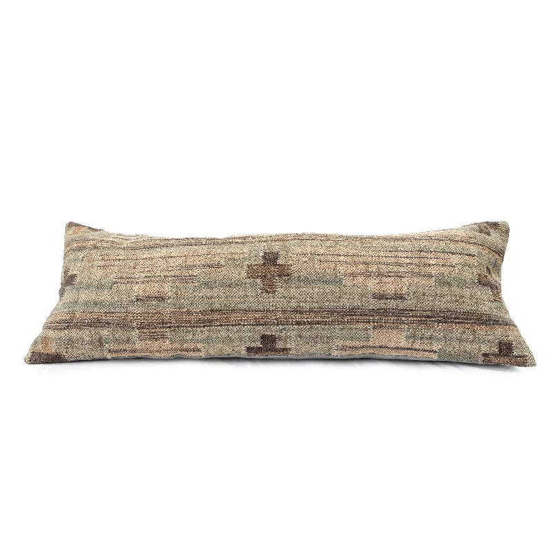 Cotton Pillows for Natural ComfortPregnancy Pillows for Expectant MothersTriple Cross Kilim Lumbar Pillow 40"x14" Cotton Pillows for Natural ComfortPregnancy Pillows for Expectant MothersTriple Cross Kilim Lumbar Pillow 40"x14"