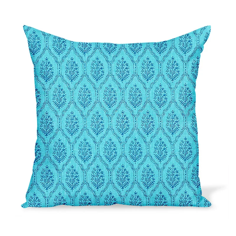 Soft and Fluffy Pillows for Bedroom ComfortHypoallergenic Pillows for Allergy SufferersPeter Dunham Textiles Jaali in Iznik Blue Pillow Soft and Fluffy Pillows for Bedroom ComfortHypoallergenic Pillows for Allergy SufferersPeter Dunham Textiles Jaali in Iznik Blue Pillow