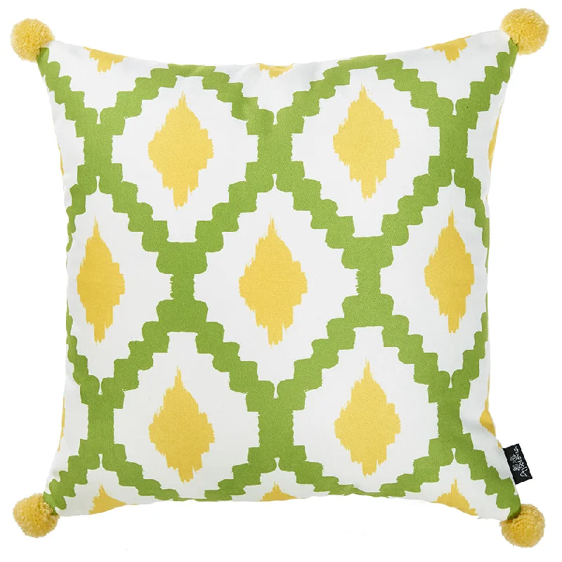 Kids Pillows with Fun DesignsDown Alternative Pillows for Ethical Choices18" Yellow and White Throw Pillow Cover Kids Pillows with Fun DesignsDown Alternative Pillows for Ethical Choices18" Yellow and White Throw Pillow Cover
