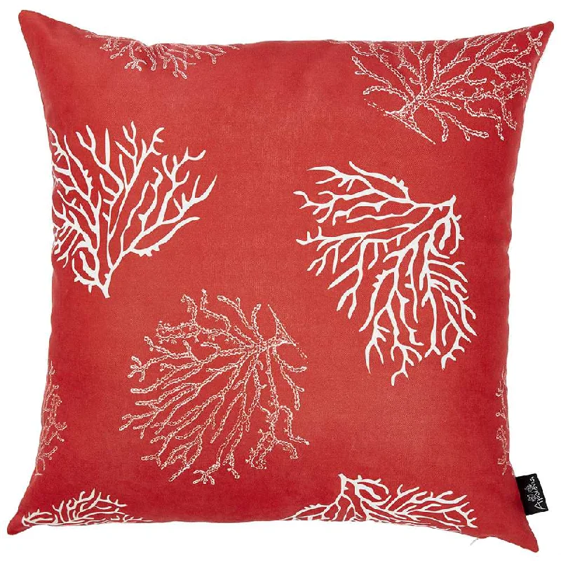 Pregnancy Pillows for Expectant MothersSilk Pillows for Smooth Skin and Hair18" Square Red Coral Reef Decorative Throw Pillow Cover Pregnancy Pillows for Expectant MothersSilk Pillows for Smooth Skin and Hair18" Square Red Coral Reef Decorative Throw Pillow Cover