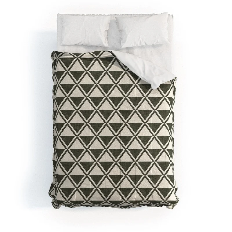 Cotton - filled comforters for a breathable and natural sleep experienceLittle Arrow Design Co Bodhi Geo Diamonds Green Made To Order Full Comforter Cotton - filled comforters for a breathable and natural sleep experienceLittle Arrow Design Co Bodhi Geo Diamonds Green Made To Order Full Comforter