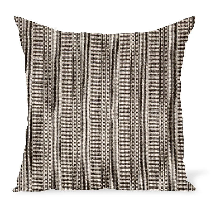 Square Pillows for Modern Home DecorLumbar Support Pillows for Car SeatsHollywood at Home Indoor/Outdoor Wilshire in Bark Pillow