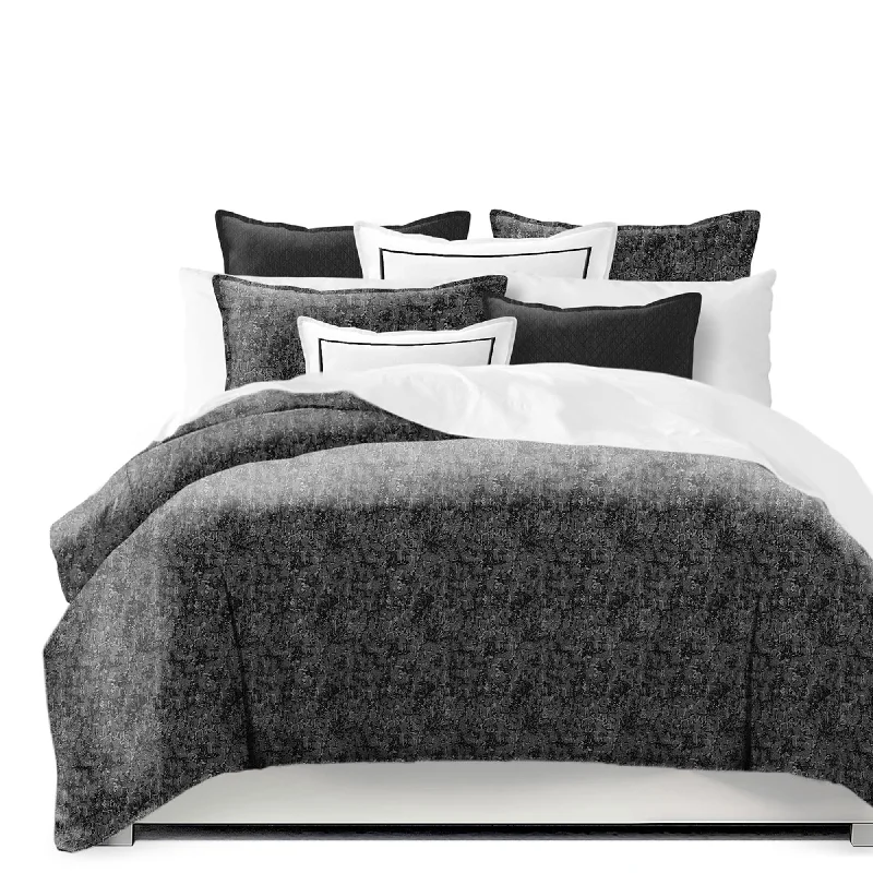 Latex - filled comforters with a bouncy texture and good supportLangston Onyx Twin Comforter & 1 Sham Set, plus 1 bonus cushion Latex - filled comforters with a bouncy texture and good supportLangston Onyx Twin Comforter & 1 Sham Set, plus 1 bonus cushion