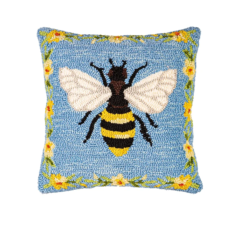 Kids Pillows with Fun DesignsCooling Pillows for Hot SleepersIndoor/Outdoor Bee Hooked Polypropylene Throw Pillow Kids Pillows with Fun DesignsCooling Pillows for Hot SleepersIndoor/Outdoor Bee Hooked Polypropylene Throw Pillow