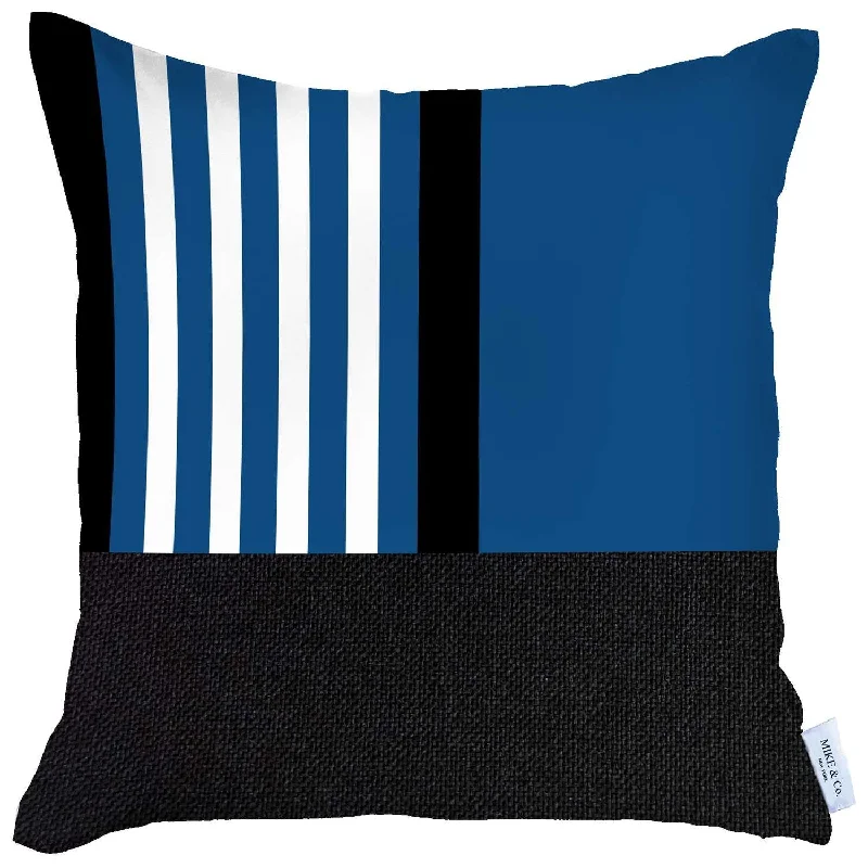 Soft and Fluffy Pillows for Bedroom ComfortSoft and Fluffy Pillows for Bedroom Comfort18" X 18" Blue Striped Zippered Handmade Polyester Throw Pillow Cover Soft and Fluffy Pillows for Bedroom ComfortSoft and Fluffy Pillows for Bedroom Comfort18" X 18" Blue Striped Zippered Handmade Polyester Throw Pillow Cover