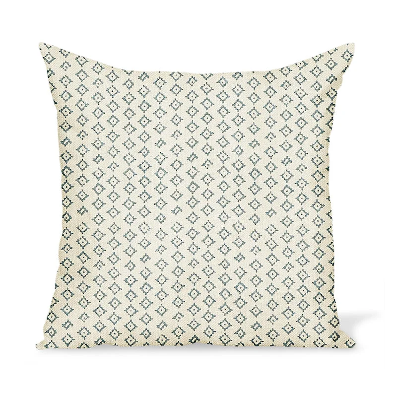 Feather Pillows for a Luxurious SleepOrthopedic Pillows for Back Pain ReliefPeter Dunham Textiles Kumbh in Ocean/Natural Pillow Feather Pillows for a Luxurious SleepOrthopedic Pillows for Back Pain ReliefPeter Dunham Textiles Kumbh in Ocean/Natural Pillow