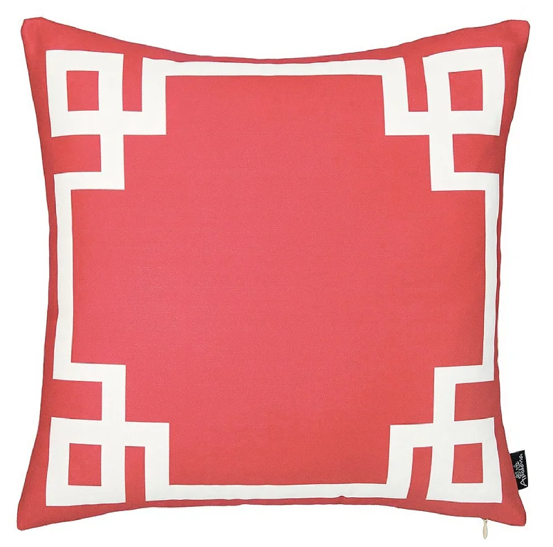 Firm Pillows for Side SleepersCotton Pillows for Natural ComfortSquare Red And White Geometric Decorative Throw Pillow Cover Firm Pillows for Side SleepersCotton Pillows for Natural ComfortSquare Red And White Geometric Decorative Throw Pillow Cover