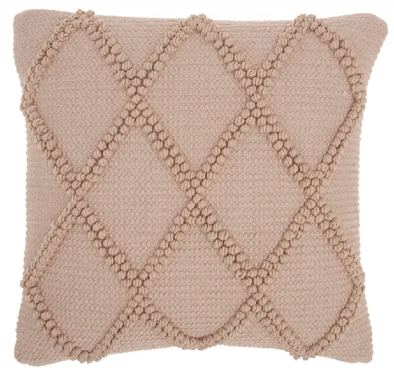 Kids Pillows with Fun DesignsPlush Pillows for a Cozy BedBlush Pink Textured Lattice Throw Pillow Kids Pillows with Fun DesignsPlush Pillows for a Cozy BedBlush Pink Textured Lattice Throw Pillow
