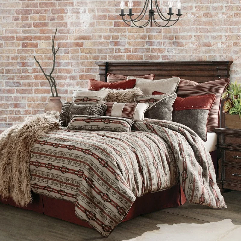 Goose down comforters known for their superior quality and insulationHiEnd Accents 4-Piece Silverado Comforter Set Goose down comforters known for their superior quality and insulationHiEnd Accents 4-Piece Silverado Comforter Set