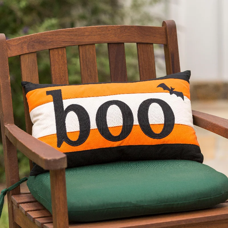 Cotton Pillows for Natural ComfortRound Pillows for Boho-Style InteriorsIndoor/Outdoor Halloween Boo Lumbar Cotton Throw Pillow Cotton Pillows for Natural ComfortRound Pillows for Boho-Style InteriorsIndoor/Outdoor Halloween Boo Lumbar Cotton Throw Pillow