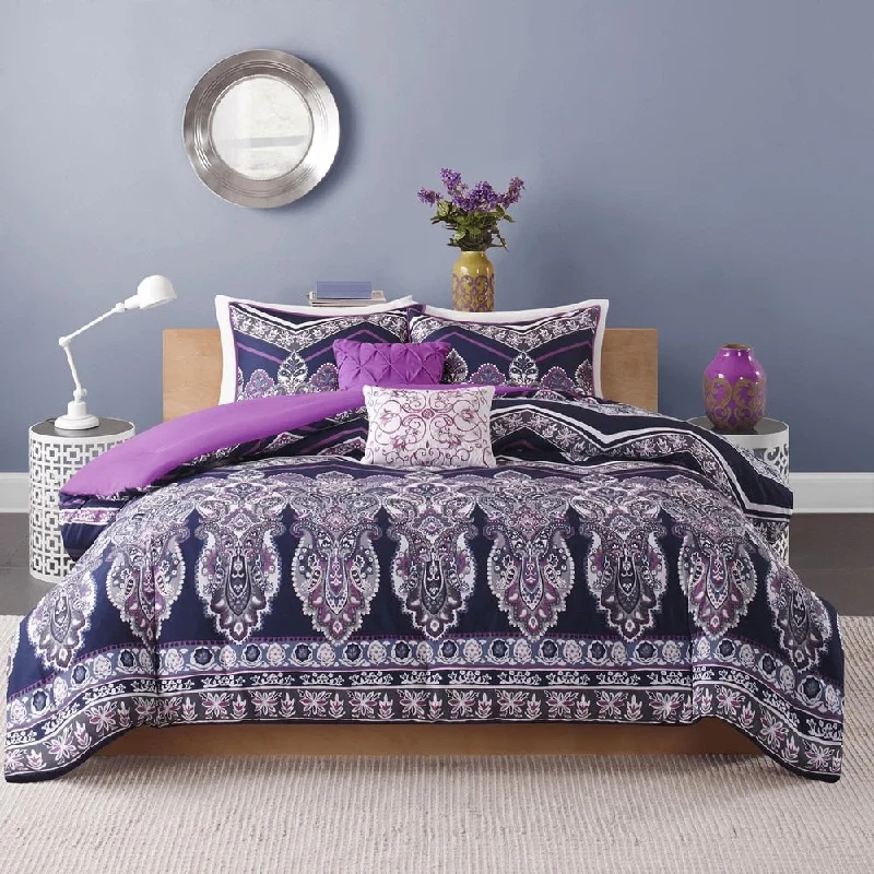King - size comforters to fit large king - sized beds perfectlyIntelligent Design Kinley 5-piece Comforter Set King - size comforters to fit large king - sized beds perfectlyIntelligent Design Kinley 5-piece Comforter Set