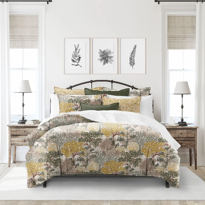 Bamboo - fiber - filled comforters with antibacterial and breathable qualities6ix Tailors Fine Linens Marikka Natural Comforter Set Bamboo - fiber - filled comforters with antibacterial and breathable qualities6ix Tailors Fine Linens Marikka Natural Comforter Set