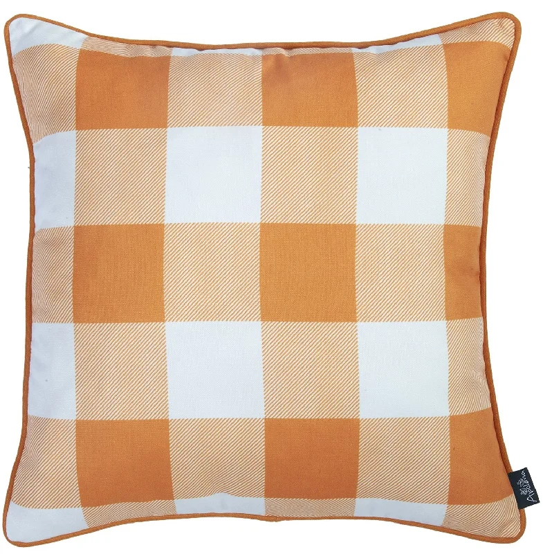 Velvet Pillows for a Touch of EleganceMemory Foam Pillows for Neck SupportSet Of Four 18" Orange Plaid And Pumpkin Throw Pillow Covers Velvet Pillows for a Touch of EleganceMemory Foam Pillows for Neck SupportSet Of Four 18" Orange Plaid And Pumpkin Throw Pillow Covers