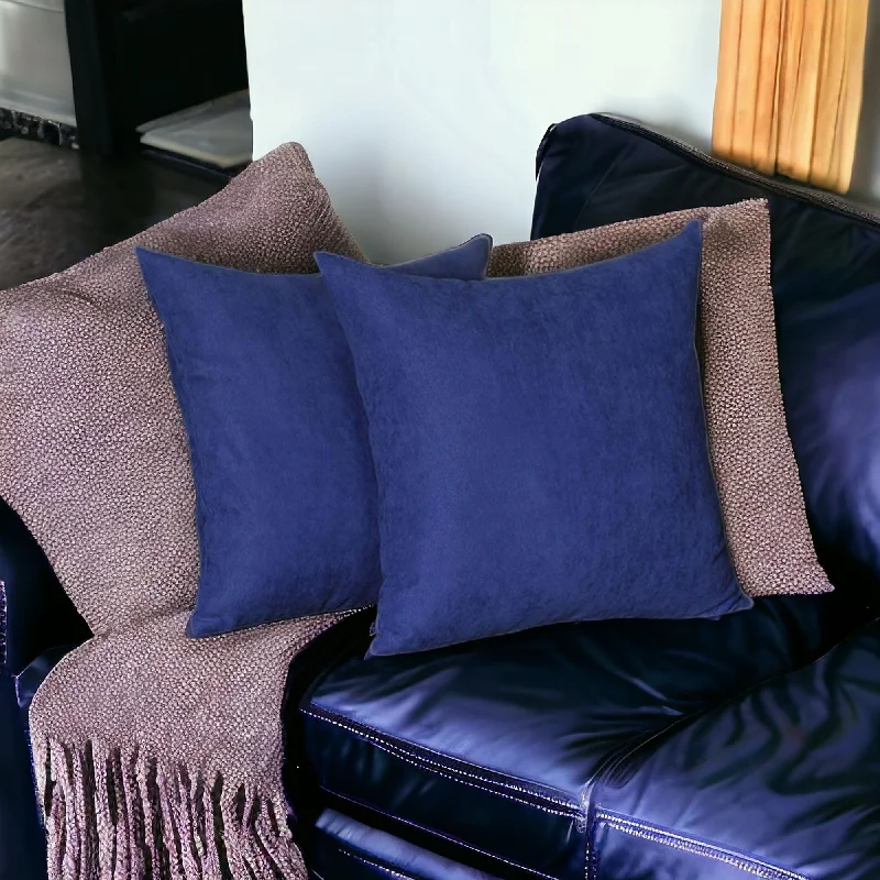 Kids Pillows with Fun DesignsSilk Pillows for Smooth Skin and HairSet Of Two 20" X 20" Navy Blue Polyester Zippered Pillow Cover Kids Pillows with Fun DesignsSilk Pillows for Smooth Skin and HairSet Of Two 20" X 20" Navy Blue Polyester Zippered Pillow Cover