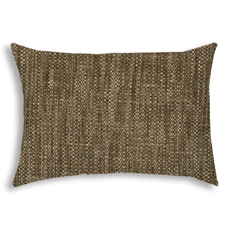 Back Support Pillows for Office ChairsPlush Pillows for a Cozy Bed14" X 20" Espresso Indoor Outdoor Throw Pillow With Texture Back Support Pillows for Office ChairsPlush Pillows for a Cozy Bed14" X 20" Espresso Indoor Outdoor Throw Pillow With Texture