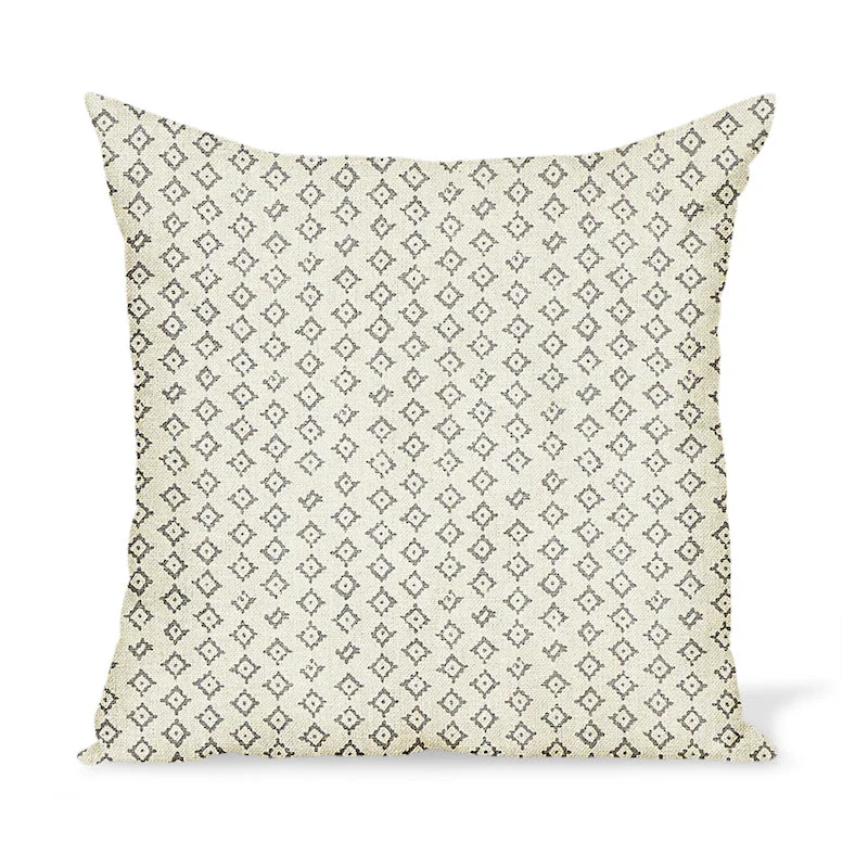 Travel Pillows for Long JourneysVelvet Pillows for a Touch of ElegancePeter Dunham Textiles Kumbh in Ash/Natural Pillow Travel Pillows for Long JourneysVelvet Pillows for a Touch of ElegancePeter Dunham Textiles Kumbh in Ash/Natural Pillow