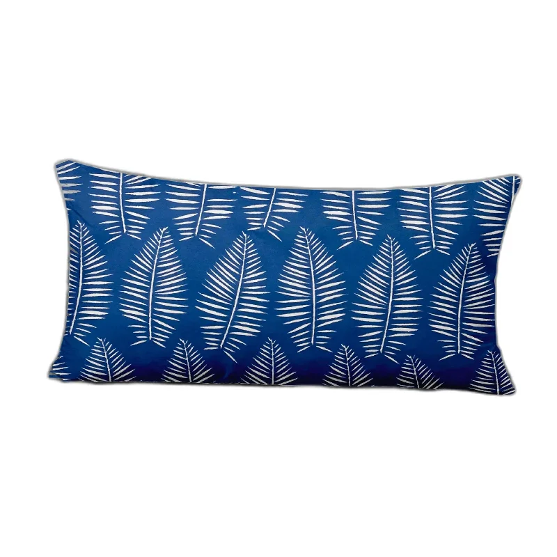 Adjustable Pillows for Customized ComfortTravel Pillows for Long Journeys12" X 24" Blue and White Tropical Indoor Outdoor Throw Pillow Adjustable Pillows for Customized ComfortTravel Pillows for Long Journeys12" X 24" Blue and White Tropical Indoor Outdoor Throw Pillow