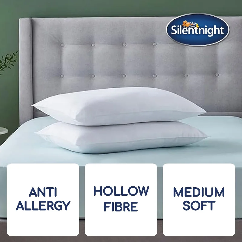 Pregnancy Pillows for Expectant MothersBack Support Pillows for Office ChairsSilentnight Anti-Allergy Pillow - Pack of 2 Pregnancy Pillows for Expectant MothersBack Support Pillows for Office ChairsSilentnight Anti-Allergy Pillow - Pack of 2