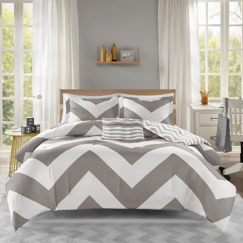 Microfiber - filled comforters that are lightweight and easy to care forMi Zone Aries Grey Comforter Set Microfiber - filled comforters that are lightweight and easy to care forMi Zone Aries Grey Comforter Set