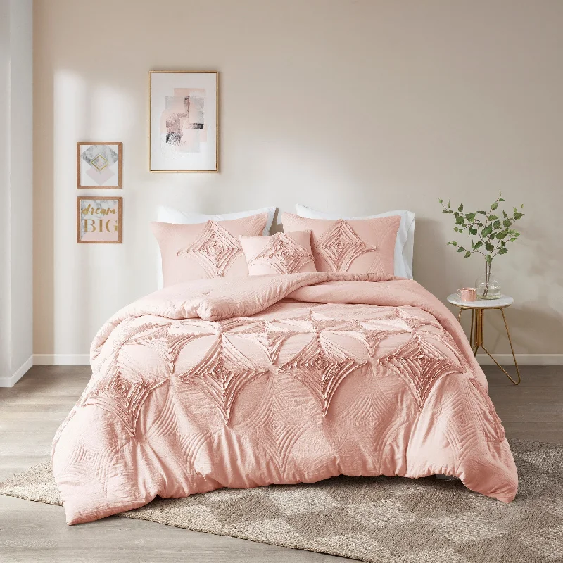 Bamboo - fiber - filled comforters with antibacterial and breathable qualitiesMadison Park Emiliana 4 Piece Comforter Set Bamboo - fiber - filled comforters with antibacterial and breathable qualitiesMadison Park Emiliana 4 Piece Comforter Set