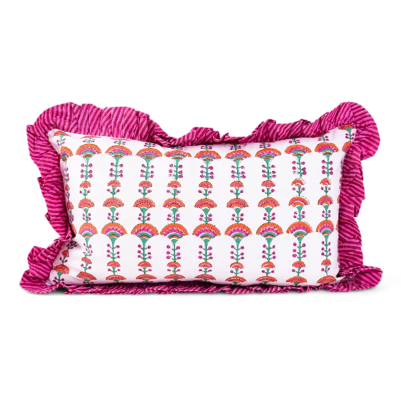Cooling Pillows for Hot SleepersOrthopedic Pillows for Back Pain ReliefRuffle Lumbar Pillow - Eugenie - Case Only Cooling Pillows for Hot SleepersOrthopedic Pillows for Back Pain ReliefRuffle Lumbar Pillow - Eugenie - Case Only