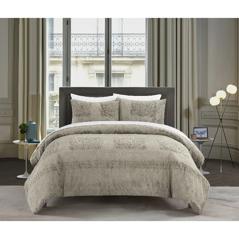 Queen - size comforters for standard queen - sized mattressesChic Home Amyra 3 Piece Embossed Mandala Pattern Comforter Set Queen - size comforters for standard queen - sized mattressesChic Home Amyra 3 Piece Embossed Mandala Pattern Comforter Set