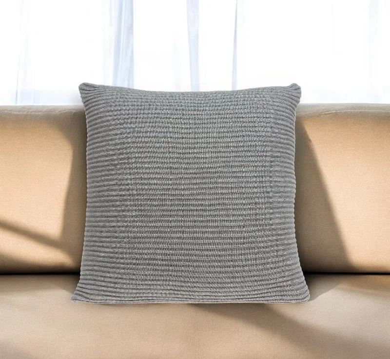 Down Alternative Pillows for Ethical ChoicesKids Pillows with Fun Designs20" X 7" X 20" Elegant Transitional Gray Pillow Cover With Poly Insert Down Alternative Pillows for Ethical ChoicesKids Pillows with Fun Designs20" X 7" X 20" Elegant Transitional Gray Pillow Cover With Poly Insert