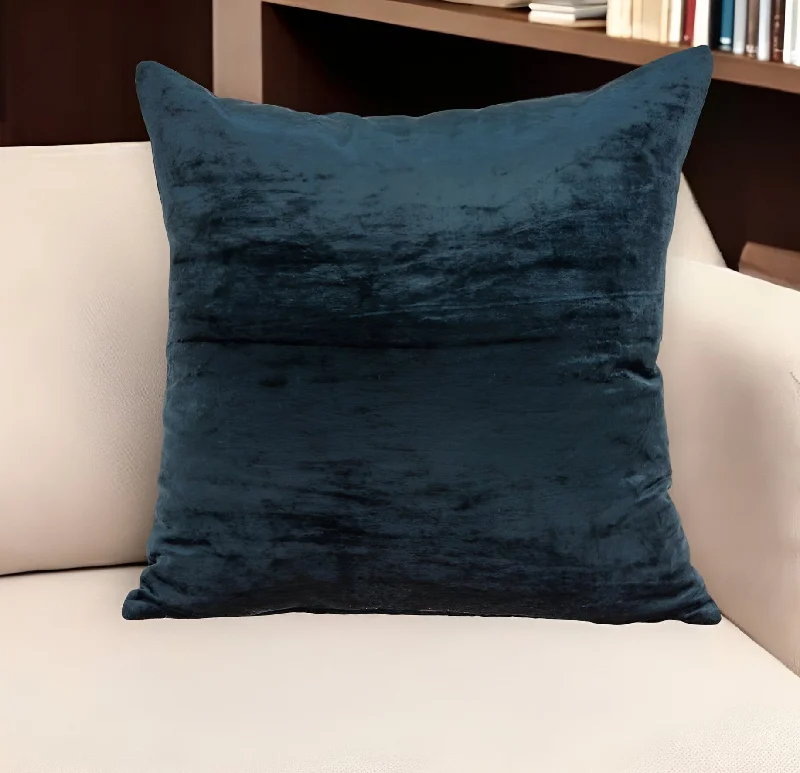 Kids Pillows with Fun DesignsDown Alternative Pillows for Ethical Choices22" X 7" X 22" Transitional Dark Blue Solid Pillow Cover With Poly Insert Kids Pillows with Fun DesignsDown Alternative Pillows for Ethical Choices22" X 7" X 22" Transitional Dark Blue Solid Pillow Cover With Poly Insert