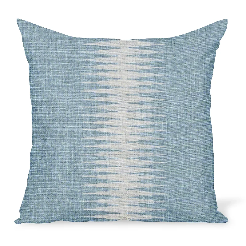 Down Alternative Pillows for Ethical ChoicesSoft and Fluffy Pillows for Bedroom ComfortPeter Dunham Textiles Ikat in Ocean Pillow Down Alternative Pillows for Ethical ChoicesSoft and Fluffy Pillows for Bedroom ComfortPeter Dunham Textiles Ikat in Ocean Pillow