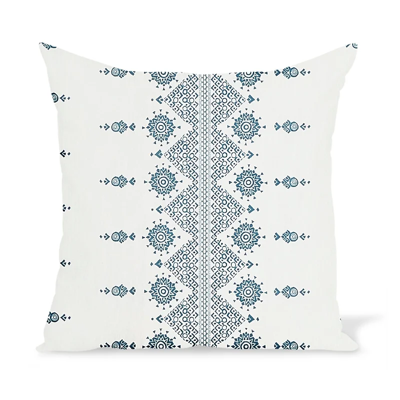 Decorative Pillows for Living Room MakeoverAdjustable Pillows for Customized ComfortPeter Dunham Textiles Carmania in Blue on White Pillow Decorative Pillows for Living Room MakeoverAdjustable Pillows for Customized ComfortPeter Dunham Textiles Carmania in Blue on White Pillow