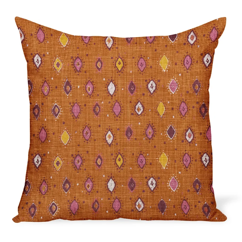 Decorative Pillows for Living Room MakeoverAdjustable Pillows for Customized ComfortPeter Dunham Textiles Oona in Orange/Pink Pillow Decorative Pillows for Living Room MakeoverAdjustable Pillows for Customized ComfortPeter Dunham Textiles Oona in Orange/Pink Pillow